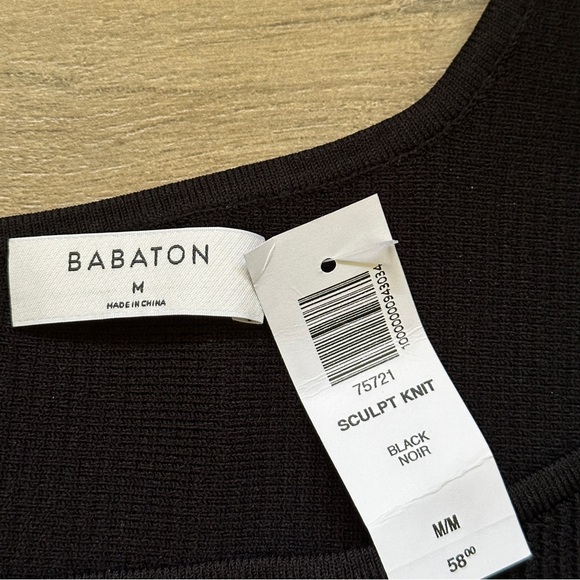 NWT Aritzia Babaton Sculpt Knit One-Shoulder Cropped Tank - Picture 6 of 7